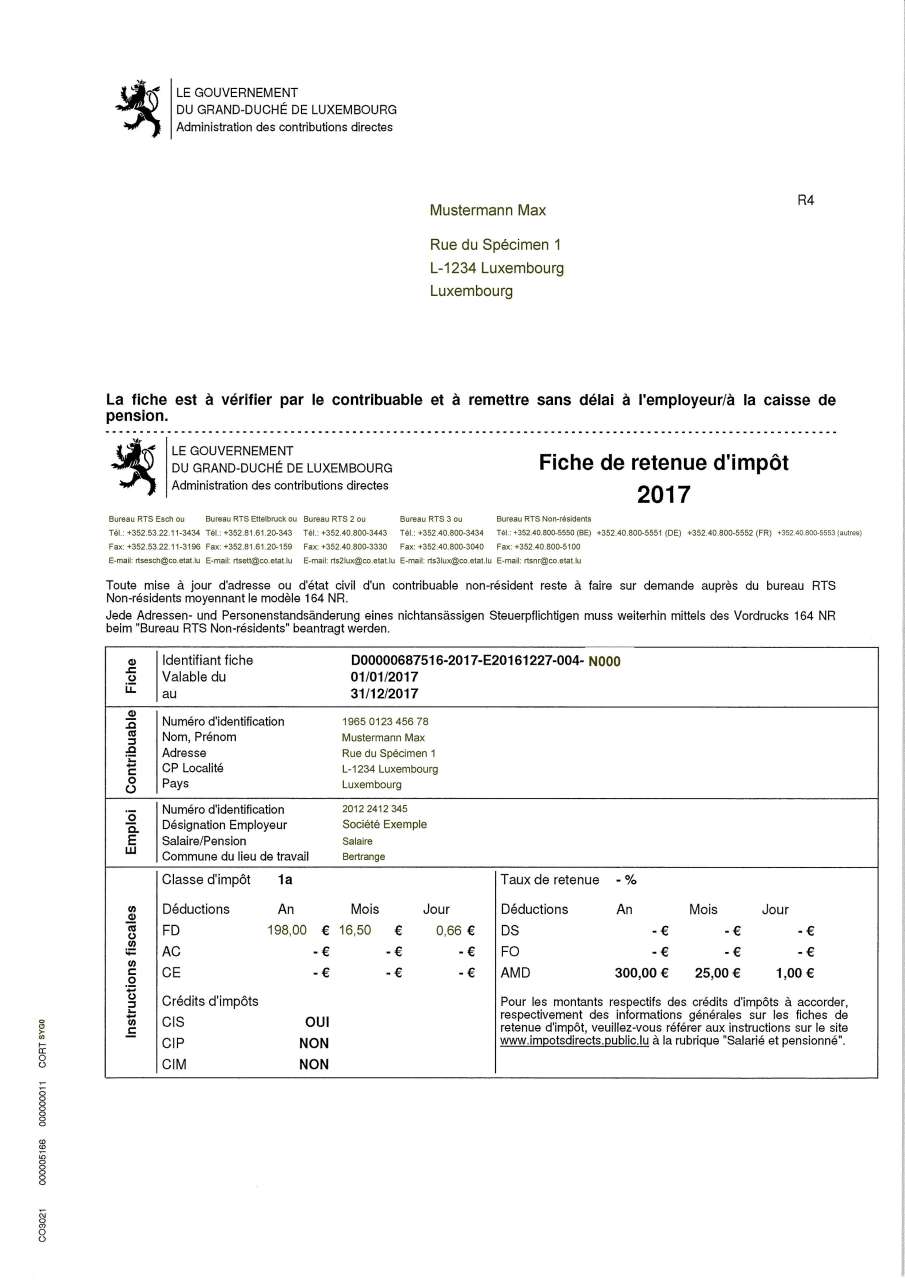 demande duplicata fiche de paie